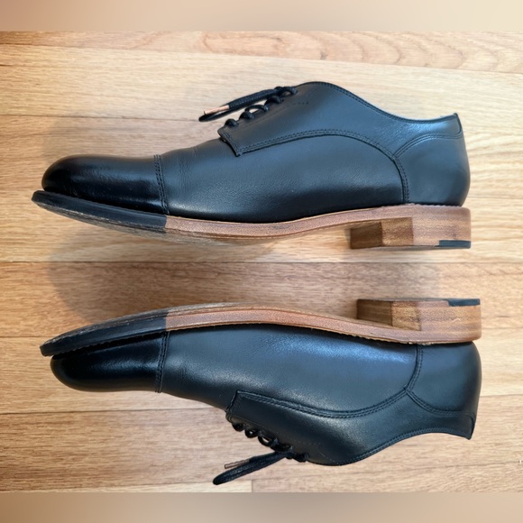 The Office of Angela Scott black Oxford Mr Franklin leather discontinued 38.5 👀 - Picture 8 of 16